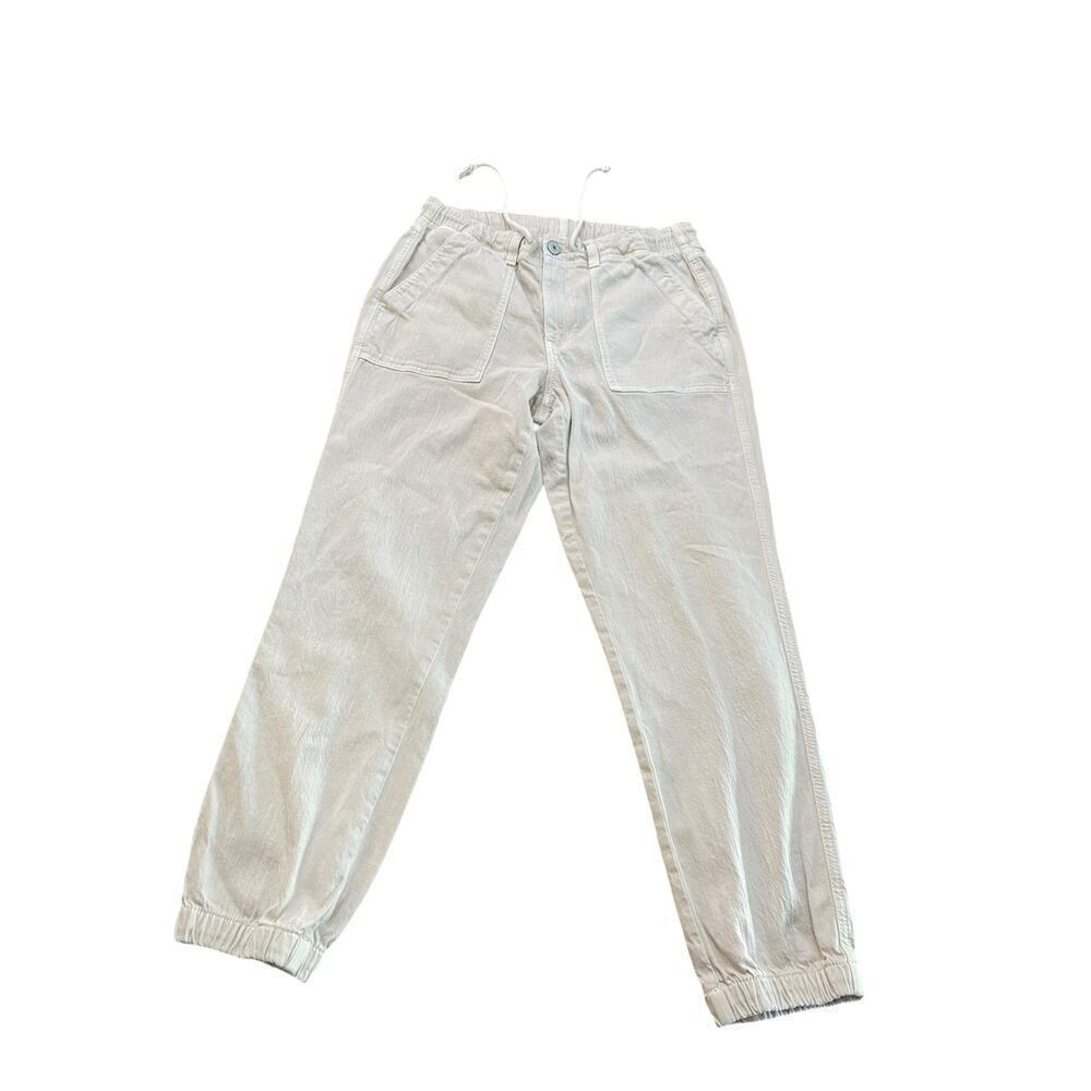 American Eagle Women’s Khaki Cotton Drawstring Jogger Pants Size 12
